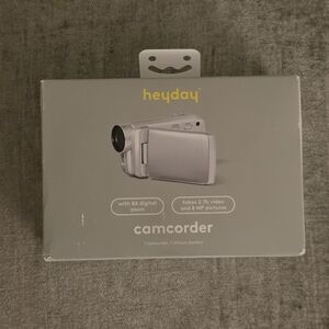 Heyday Silver Camcorder with 8X Zoom